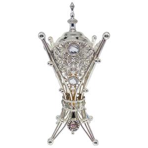 Quemador de Incienso Metálico, Porta Bakhoor, Color Dorado, Diseño de Mesa, Calentador de Velas, Ecológico, Hecho a Mano, Aromaterapia para el Hogar - Product Image 1