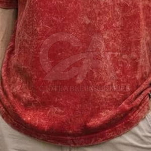 T-shirt Homme Oversize en Coton Épais Délavé Style Rétro Décontracté - Product Image 6