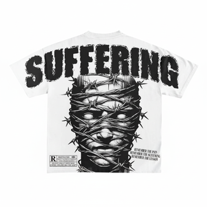 T-shirts en coton surdimensionnés pour hommes Coupe ample Imprimés sur toute la surface Unisexe Manches courtes Décontracté en plusieurs couleurs Confortable et respirant - Product Image 5