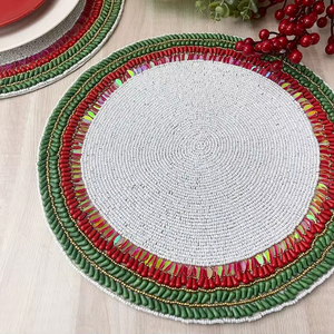 <b>Beaded</b> Table <b>Placemat</b> - Product Image 1