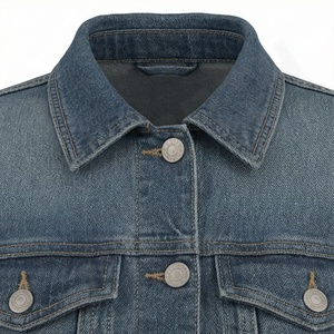 แจ็คเก็ตเดนิมลำลองแบบสั่งทำสำหรับผู้ชาย ไซส์ใหญ่พิเศษ ผ้าฝ้าย 100% ตัวเสื้อมีโลโก้ด้านหน้า ตัวเลือกแบบระบายอากาศได้ดี เหมาะสำหรับฤดูหนาว - Product Image 4