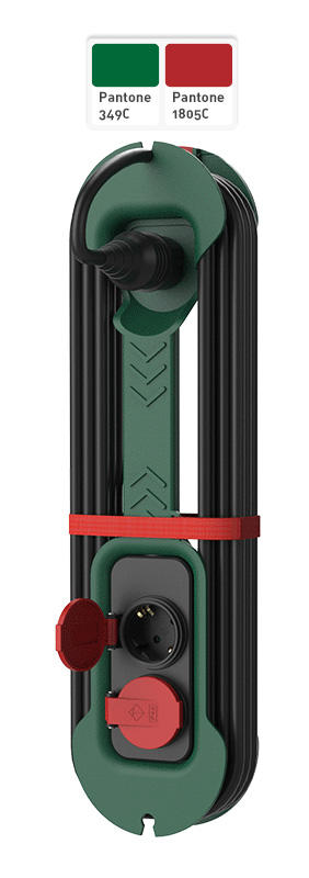 PPantone 349C + Pantone 1805C