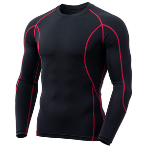 Nuevo MMA Rash Guard Diseña tu propia camisa de compresión de sublimación Bjj Rash Guard personalizado impreso hombres tecnología OEM largo - Product Image 6