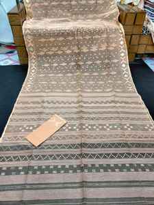 Gran oferta exclusiva Deshi Dhakai Jamdani Sharee tendencia para mujeres JAMDANI tela azul rojo verde dorado cielo azul de Bangladesh - Product Image 4