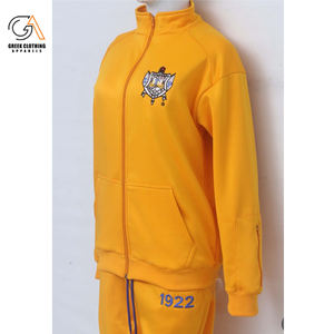 Chándal Sigma Gamma Rho con sudadera con cremallera y pantalones para correr Conjunto cómodo de hermandad griega de dos piezas para viajes y descanso - Product Image 6