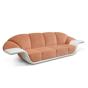 KLAUDE European Style Convertible Sectional <b>Sofa</b> Velvet Material Living Room Furniture <b>Sponge</b> Filling <b>for</b> Indoor Home Apartment - Product Image 3