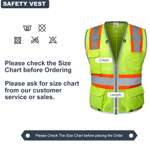 Gilet de sécurité réfléchissant haute visibilité en gros d'usine - Product Image 6