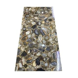 โต๊ะหินอาเกตสั่งทำพิเศษ โต๊ะคอนโซลอาเกตธรรมชาติ โต๊ะกาแฟ โต๊ะข้าง โต๊ะรับประทานอาหาร โต๊ะสำหรับลานบ้าน สำหรับตกแต่งห้องนั่งเล่น - Product Image 3