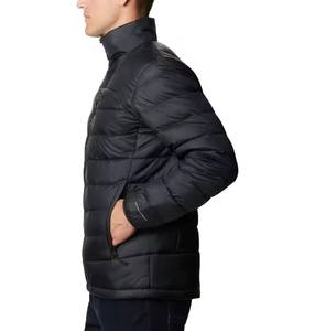 Vestes en duvet ultralégères à col montant personnalisées pour l'extérieur, veste en satin courte pour hommes, doudoune pour l'hiver, manteau pour hommes, North Coat - Product Image 4