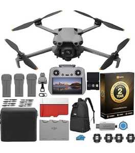 DJ1 Mavic 5 Pro Fly more Combo (DJI RC 2) พับเก็บได้ออกแบบ GPS 3แบตเตอรี่รอบทิศทางเสียงรวดเร็วส่ง - Product Image 1