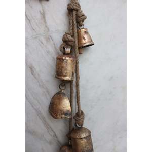 Carillons à vent rustiques en forme de clochettes de vache, décoration artistique moderne, carillons d'harmonie pour patio, jardin, extérieur, carillons à vent en métal pour la décoration de la pièce - Product Image 4