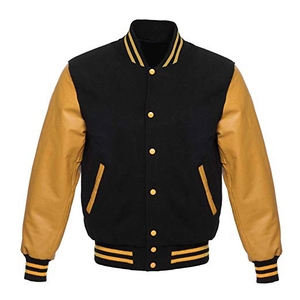 Vestes Letterman de baseball personnalisables OEM pour hommes avec broderie en chenille Veste universitaire personnalisée avec logo - Product Image 6