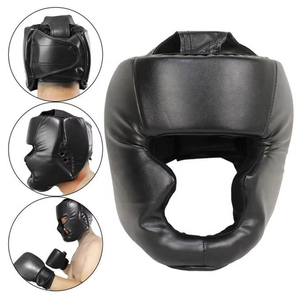 Protector de seguridad para la cabeza de cuero profesional de alta calidad, protectores para la cabeza de entrenamiento hechos a medida, boxeo, cabeza de boxeo personalizada - Product Image 6