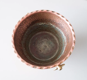 Jardinière en cuivre martelé de haute qualité, fabriquée à la main, avec un ensemble de 3 tailles différentes - Product Image 5