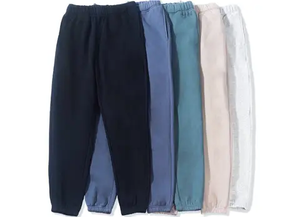 Pantalons de jogging décontractés en velours côtelé pour hommes, fabriqués au Pakistan, avec logo personnalisé imprimé, couleur unie, faible MOQ, haute qualité, cordon de serrage - Product Image 3