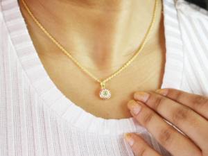 Pendentif en argent délicat, argent sterling 925, pendentif minimaliste, bijoux minimalistes, cadeau - Product Image 4