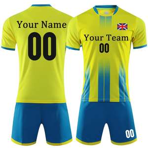 Uniforme de Fútbol de Manga Corta de Alta Calidad, Última Colección, Ligero, para Uso en Exteriores, 100% Poliéster, Secado Rápido, Ropa Deportiva de Verano - Product Image 5