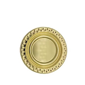 Sous-verres en métal feuille d'or au design moderne et luxueux Décoration de table basse de qualité supérieure Prix - Product Image 5