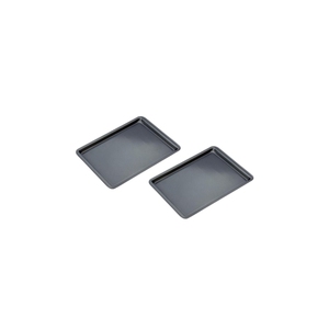 Juego de 2 Moldes Rectangulares Antiadherentes para Hornear de 38x25x3 cm con Bordes Bajos para Pizza, Focaccia, Postres Salados, Herramientas para Hornear y Repostería - Product Image 1