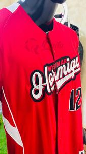 Maillot de baseball imprimé personnalisé motif léopard, logo avant, respirant, séchage rapide, évacuation de l'humidité, tissu 100 % polyester pour homme - Product Image 3