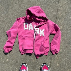 American Letter Printed Jacket High Streetwear Fashion Oversized Hoodie Women <b>Men</b> Punk Casual Harajuku Pullover Sweatshirt Top - Product Image 3