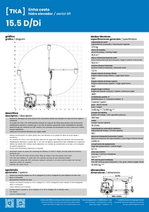 3 unidades-Elevador aéreo TKA CA15.5-15,5 Meter Alcance Elevador aéreo TKA CA15.5 Cesta simple o doble 46Kv o 69Kv-PRECIO A CONSULTAR - Product Image 3