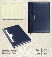 Journal en cuir rigide de style professionnel simple et élégant, cadeau pour les passionnés de mode, carnet promotionnel durable pour le bureau et les voyages