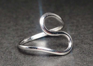 Anillo de Plata de Ley 925 Hecho a Mano con Diseño de Ola, Joyería para Uso Diario, Regalo para Ella, Precio al por Mayor - Product Image 2