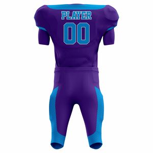 Uniformes respirants personnalisables de football américain imprimé de conception manches courtes ajustement personnel pour la taille plus pour les sports d'été - Product Image 2