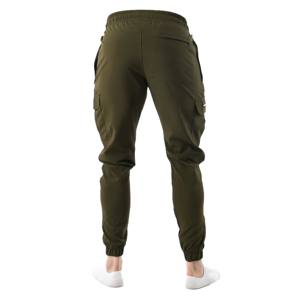 Pantalones Cargo Jogger informales para hombre, cintura alta con bolsillos, pantalones ligeros para hombre, 100% poliéster, punto de peso medio - Product Image 5