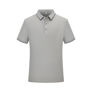Premium Plus-Size Men's Golf Short-Sleeve for Shirts 100% Cotton Anti-Wrinkle Breathable Lightweight Custom Embroidery Logo - Product Image 3