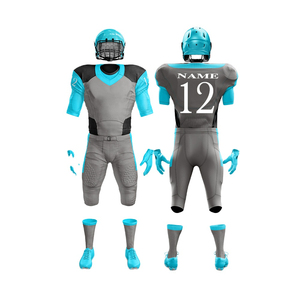 Haga su propio diseño Barato Sublimación completa Uniforme de fútbol americano Equipo personalizado Camiseta de fútbol Hecho en Pakistán con Oem - Product Image 6