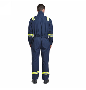 Personnalisable 100% polyester/nylon et bande réfléchissante Vêtements de travail industriels Combinaison respirante Vêtements de sécurité Combinaison de travail - Product Image 5