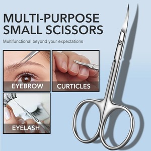 Ciseaux à manucure professionnels de style russe, 1 pièce, pointe incurvée de précision, coupe-cuticules pour les peaux mortes et les cuticules incarnées - Product Image 6