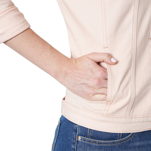 Chaqueta de mezclilla para mujer, servicio OEM, superventas, sostenible, cómoda, venta al por mayor, servicio OEM, chaqueta vaquera para mujer más vendida - Product Image 6