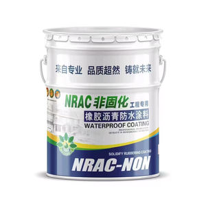 Asphalte en caoutchouc non durcissant de haute résistance revêtement imperméable revêtement imperméable en caoutchouc asphalte 20kg/seau liquide visqueux - Product Image 4