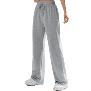 Pantalones holgados informales para mujer, pantalones de pierna ancha de cintura alta, ropa de calle holgada, atuendo de moda - Product Image 3