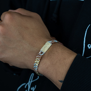 Sophisticated Cuban Link <b>Bracelet</b> with VVS Lab Grown CVD Diamonds D'VINS JEWELS CUB29 for Certified Unisex for Special Occasions - Product Image 1