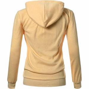 Sweat-shirt oversize pour femmes en gros avec logo personnalisé, sweat-shirts à fermeture éclair grande taille pour femmes, style streetwear décontracté - Product Image 3