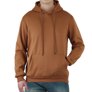 Sweat-shirt pour homme de style luxueux, de bonne qualité, décontracté et pour usage extérieur, uni, teint, en polyester, en vente chaude, avec un MOQ faible - Product Image 1