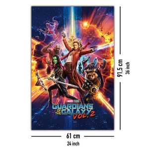 ผู้พิทักษ์จักรวาล เล่ม 1 2 แผ่นโปสเตอร์กระดาษผ้าใบสไตล์อาร์ตเดโคสมัยใหม่กรอบสีดำสำหรับตกแต่งผนังไอเดียของขวัญวันเกิด - Product Image 2