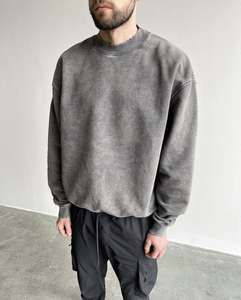 Sudadera de Algodón 100% para Hombre, Temporada de Primavera, con Bordado y Estampado, Forro Polar Cálido para Protección contra el Frío y Sensación Acogedora (ODM) - Product Image 2