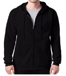 Sweat à capuche 90% coton 10% Polyester pour hommes, vêtements d'athlétisme importés à fermeture éclair complète, lavable à la Machine - Product Image 1