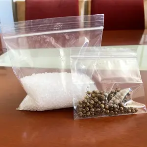 Fermuar üst kendinden sızdırmazlık özel PE kullanımlık su geçirmez saklama kilitli torbalar zip poli çanta bolsas plastik