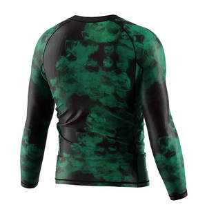 OEM Sublimation Imprimé Spandex BJJ Rash Guard pour Hommes Compression Gym Surf Plongée Chemise - Product Image 4