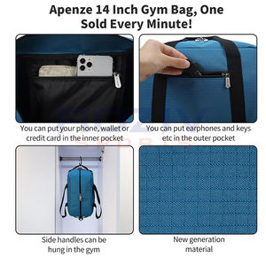 Bolsas de Deporte de Lona y Nailon Profesionales de Nuevo Diseño para Boxeo, Cierre de Cremallera, Ligeras, Cómodas, 30-40L, Correa Ajustable - Product Image 3