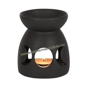 Lampe à parfum en céramique de haute qualité, design triple lune, diffuseur d'arômes, chauffe-encens, brûleur d'encens, anis étoilé, écologique - Product Image 3