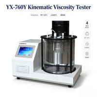 Testeur de viscosité cinématique automatique YX-760Y pour le pétrole, les huiles, les lubrifiants, les tests en laboratoire avec garantie d'un an
