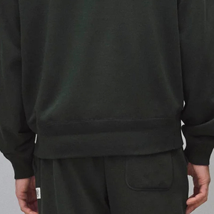 Sudadera con Capucha para Hombre, Estilo Moderno, Hombros Caídos, Corte Holgado, Material Suave, Color Sólido, con Logotipo Personalizado, 2026 - Product Image 6