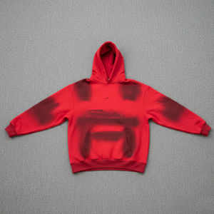Sudadera con Capucha para Hombre, 100% Algodón, de Alta Calidad, Corte Holgado, Estampado Personalizado, Bordado, Ecológica - Product Image 1